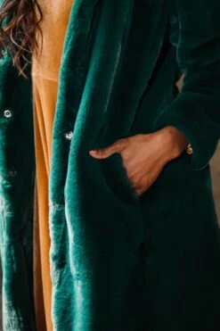 Willa Coat In Green - FINAL SALE -Ivy City Co Dress willa green 25 891444