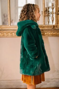 Mini Willa Coat In Green - FINAL SALE -Ivy City Co Dress willa green mini 7 277954