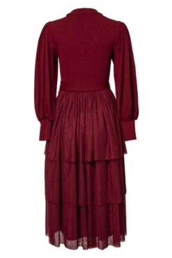 Cosette Midi Dress In Wine - FINAL SALE 17 Cosette Midi Dress In Wine - FINAL SALE -Ivy City Co Dress wineCosette back 980454