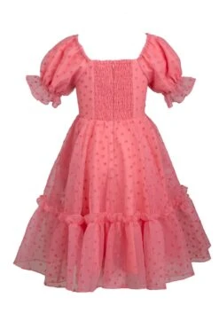 Mini Wonderland Dress In Pink Hearts -Ivy City Co Dress wonderland sweetheart mini back 217267