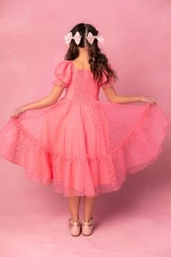 Mini Wonderland Dress In Pink Hearts -Ivy City Co Dress wonderlandhearts 09 287715