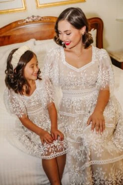 Venice Dress With Flutter Sleeves In Champagne - FINAL SALE 28 Venice Dress With Flutter Sleeves In Champagne - FINAL SALE -Ivy City Co Dress wweb Holiday CH2 venice white 7900 678882